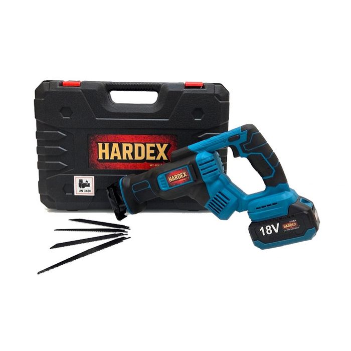 HARDEX Piła szablasta lisica 115 mm 2 x AKU 4.0 Ah bezszczotkowa