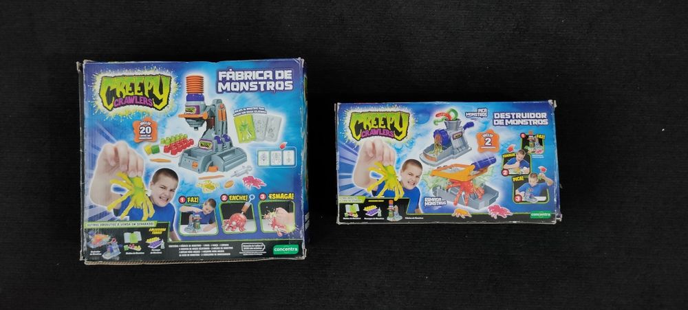 Fábrica de monstros CREEPY CRAWLERS brinquedo para criança