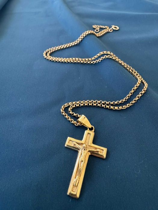 Fio "Cristo" – Ouro 19.2k - 14.14gr - 55cm