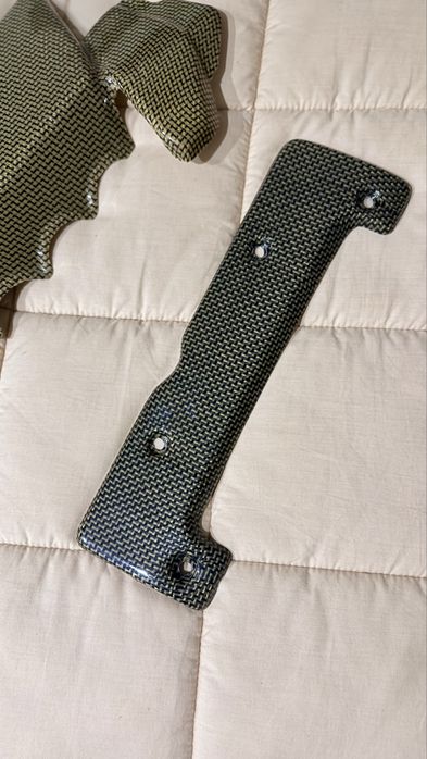 Capa de vela de ignição de fibra de carbono e capa de coletor k20