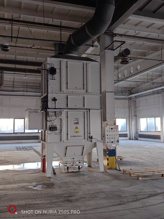 Odciąg pyłu, wyciąg dymu , wyciąg do malarni proszkowej Wagner