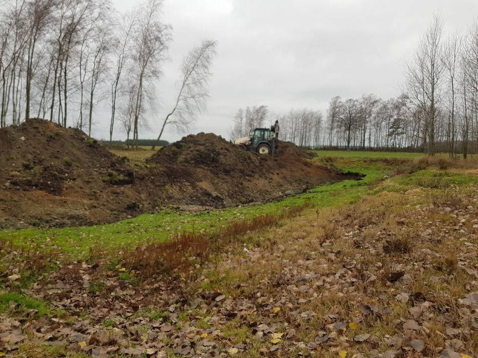 Usługi koparko-ładowarki, minikoparki rozbiórki transport ziemi żwiru.