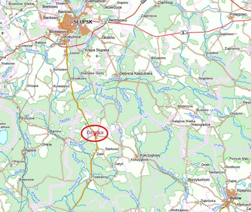 Teren inwestycyjny przy DK21, Suchorze | 23 km od Słupska - Widok 3