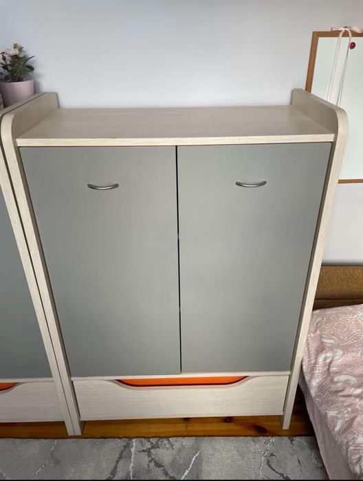 Komoda szara z szufladą