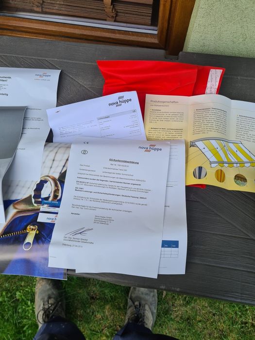 Markiza tarasowa nova hüppe trend 200 antracyt