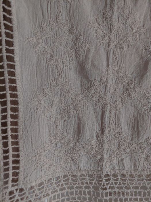 Блуза с кружевом / кроше.