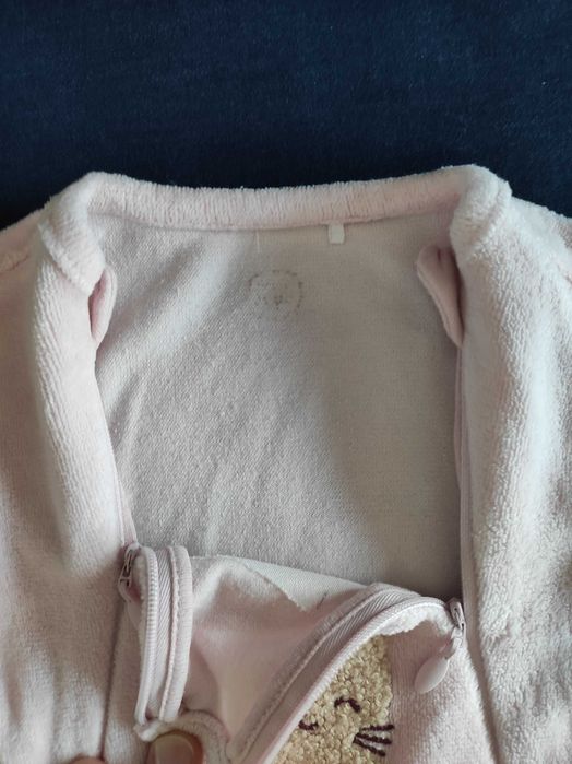 Pajacyk śpioszki śpiochy niemowlęce CoolClub by SMYK r. 56 kot ciepłe