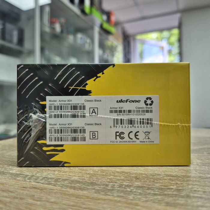 Смартфон Ulefone Armor X31 6/128GB Classic Black Нові! Магазин! Гарантія!