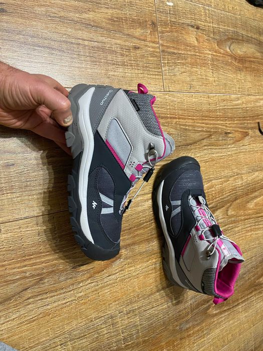 Ботинки детские термо черевики на девочку полуботинки Quechua р.36-37