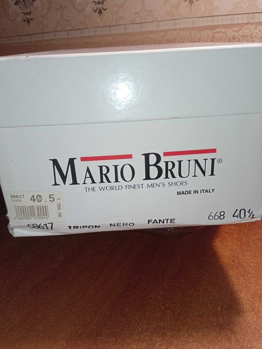 Чоловічі туфлі Mario Bruni