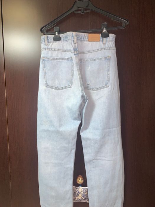 Calças ganga Zara Denim Tam 13 a 14 anos 164cm.