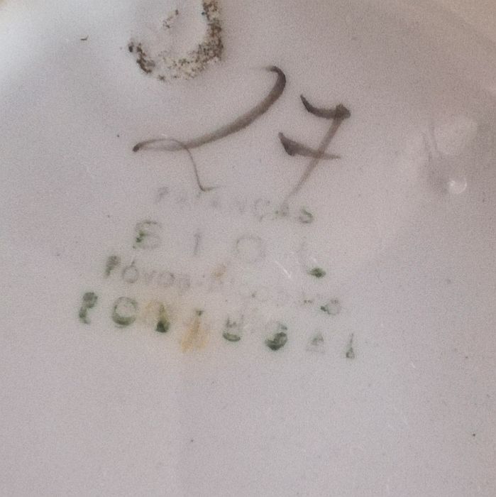 Pote vintage, pintado à mão