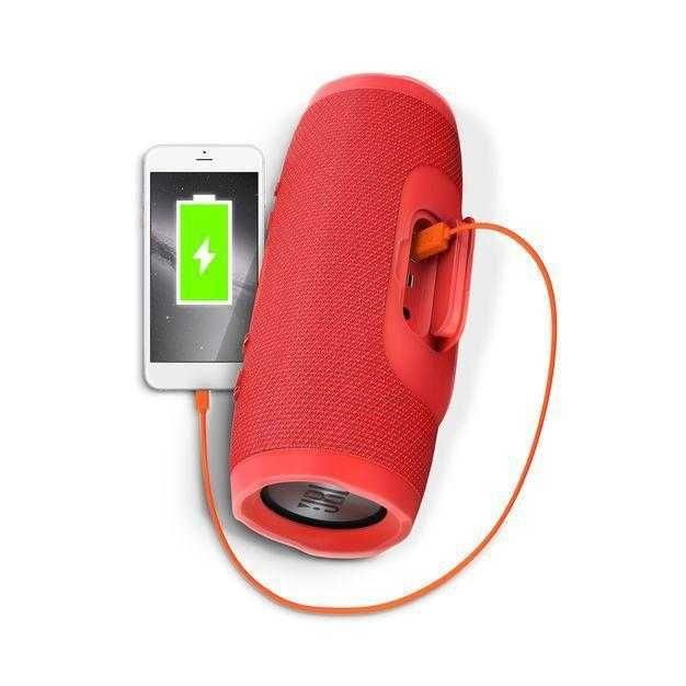 Портативная блютуз колонка JBL Charge 3 с USB,SD,FM (20 ватт красная)