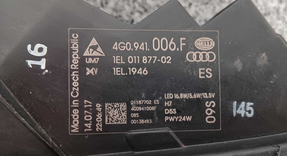 Farol Audi A6/S6 Bi-Xénon 2014-2018 direito