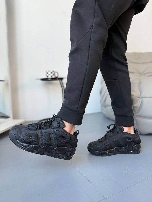 36-45 Nike Air More Uptempo Low Black