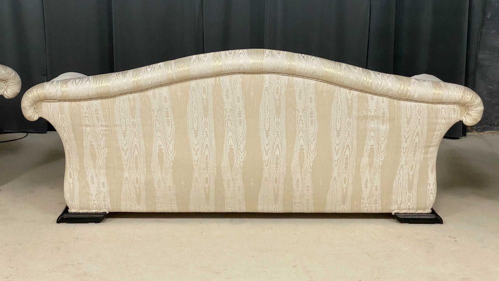 Elegancki komplet wypoczynkowy 3+2+1 w klasycznym stylu