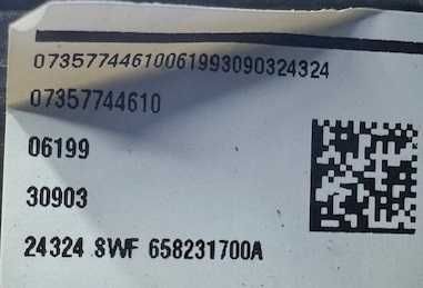 Fiat 600 kierownica skóra multifunkcja łopatki