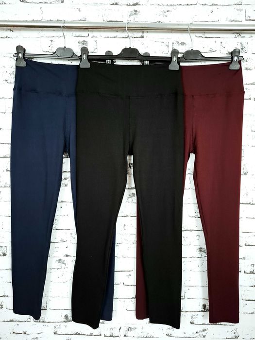 Cudowne legginsy bambusowe 2XL-3XL Czarne