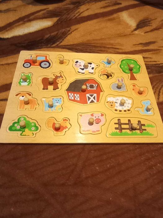 Puzzle drewniane dla malucha