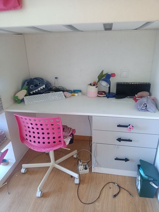 Cama estudio criança
