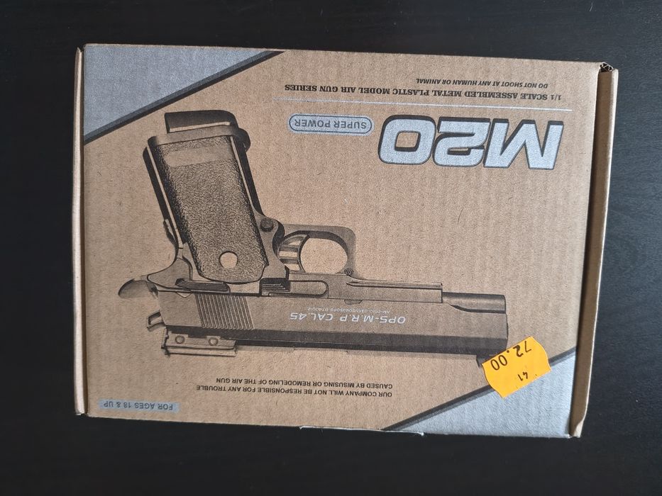 Zabawkowy pistolet dla dzieci na kulki nowy !!!