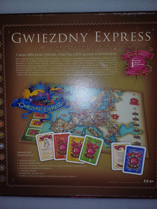 Gra planszowa- Poznaj Europę, Gwiezdny Express