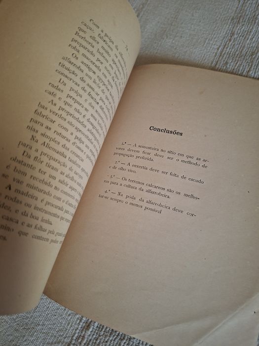 A cultura da Alfarrobeira livro de 1900