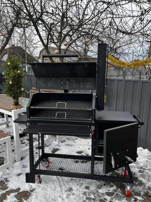 Реверсний смокер.Коптильня.Барбекю.