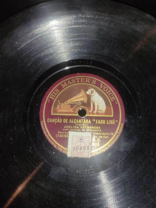 Discos de vinil antigos.