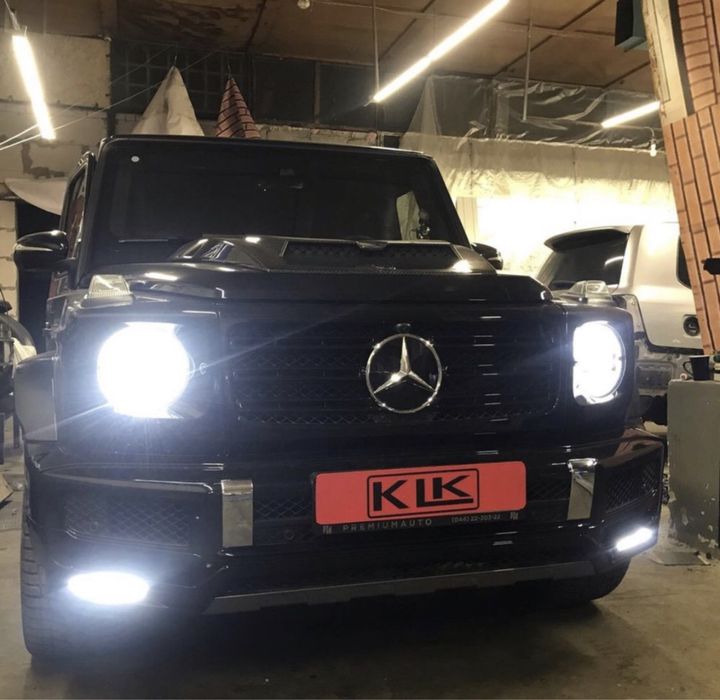 Накладка бампера 63 amg Brabus для Mercedes G-class W463A