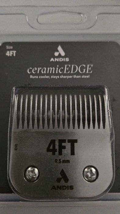 Andis CeramicEdge 4FT - ostrze ceramiczne 9,5 mm, stal węglowa chromowana