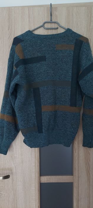 Sweter wełniany retro