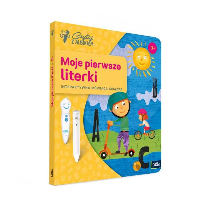Czytaj z Albikiem Moje Pierwsze Literki Interaktywna Książka 3+