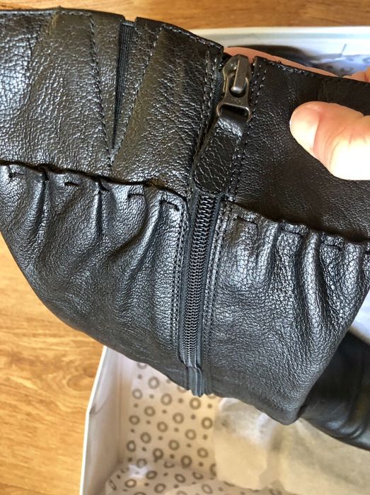 Сапоги Clarks (Интертоп), кожаные, демисезон, 39р