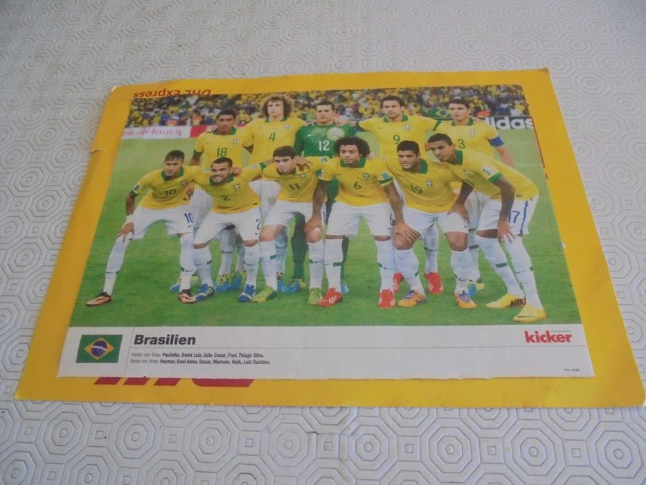Posters (21,5X30) de Seleções de Futebol no Mundial de 2014 no Brasil