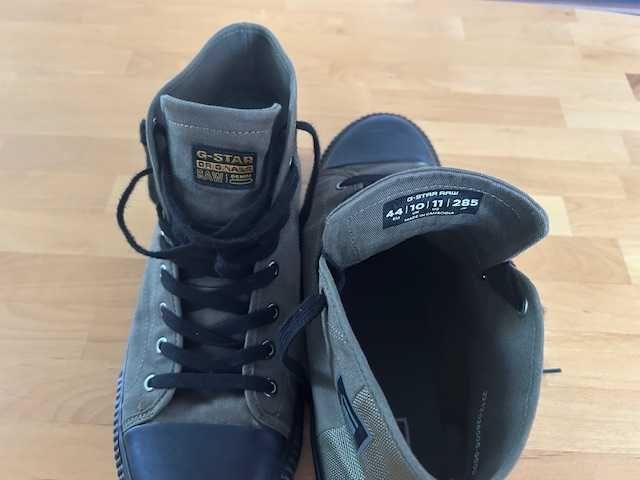 Zielone, wysokie trampki G-Star RAW
