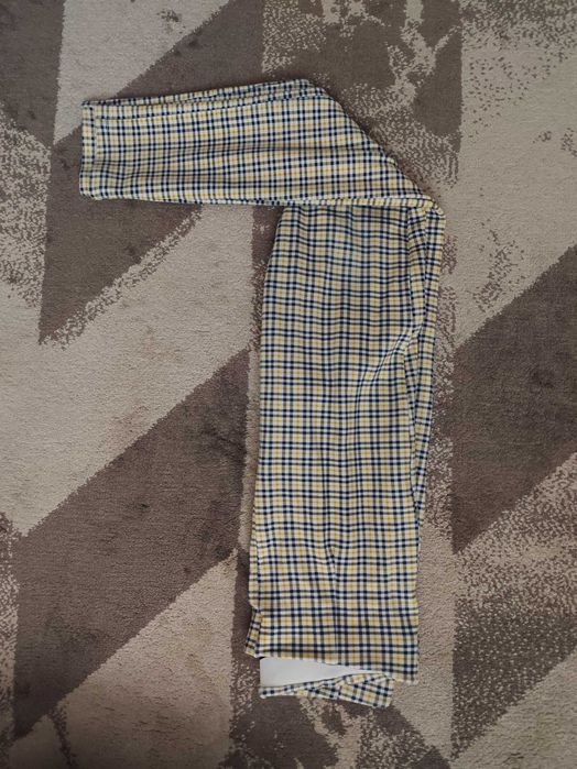 Spodnie w kratkę z wysokim stanem Kiabi