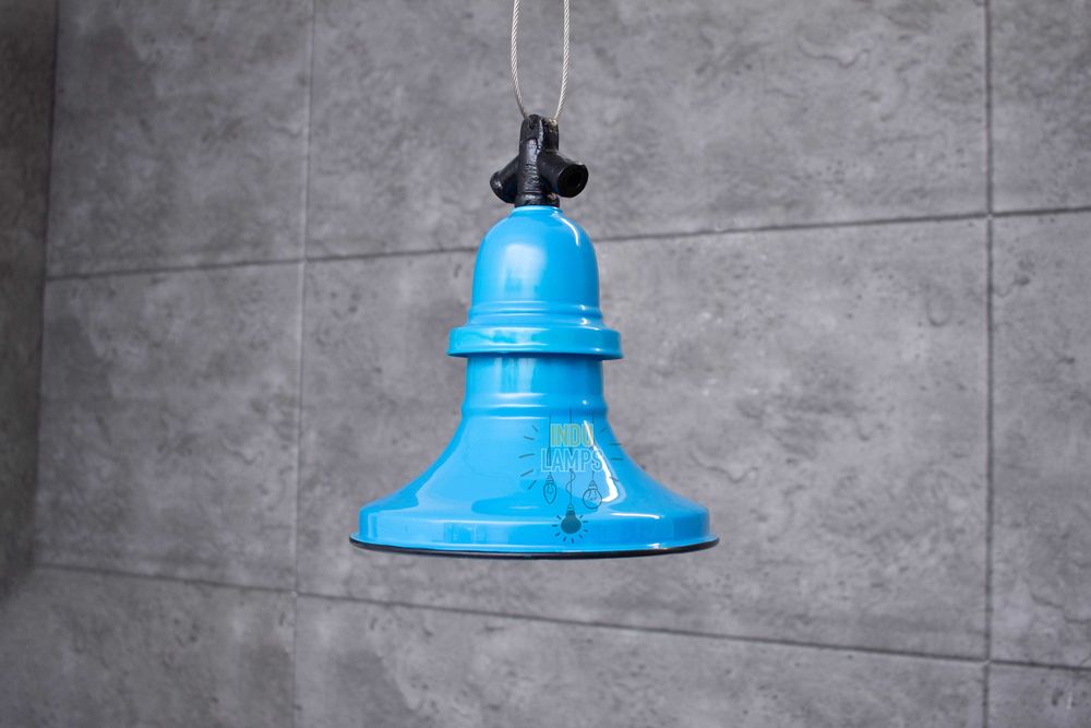 Lampa emaliowana LOFT przemysłowa fabryczna