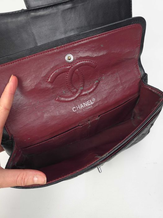 Chanel pikowana torebka czarna