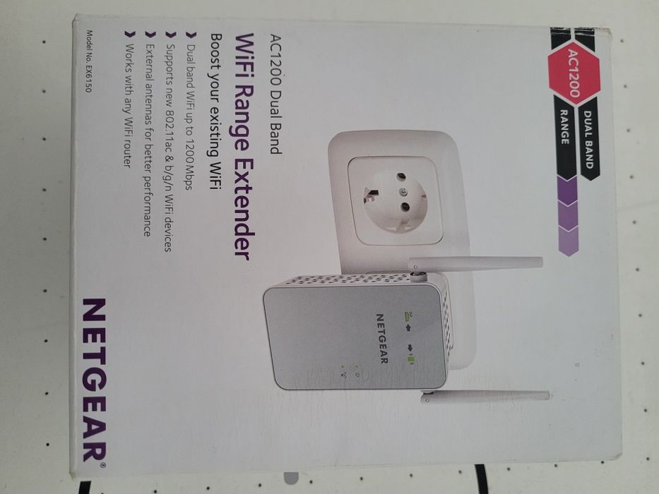 Wzmacniacz wifi NETGEAR AC 1200 DUAL BAND EX6150 V2