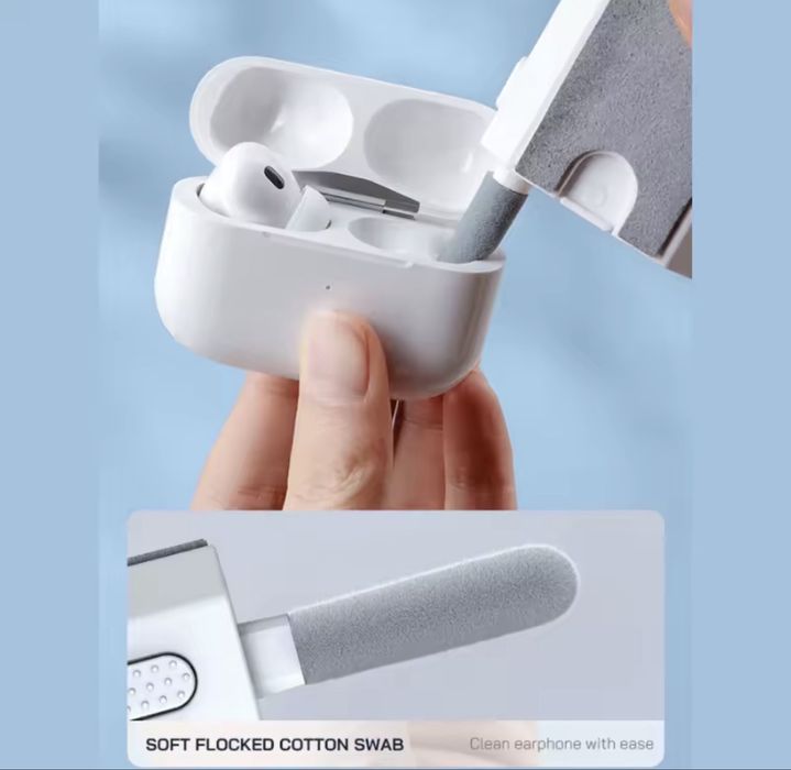 Kit Limpeza 7 em 1 – Teclado, Telemóvel, AirPods