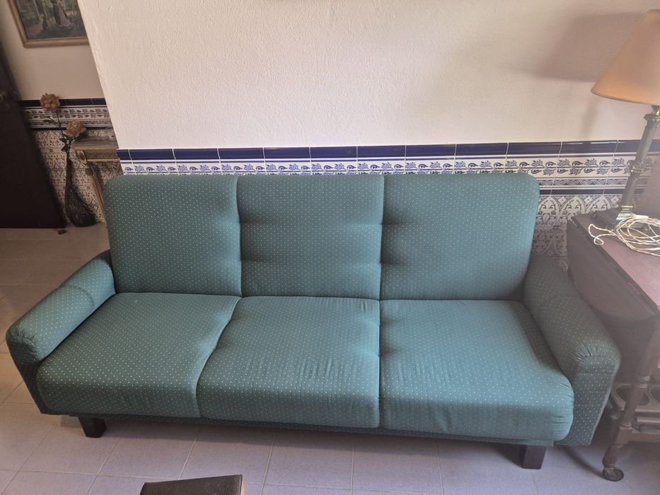 Sofá verde 205x85x90