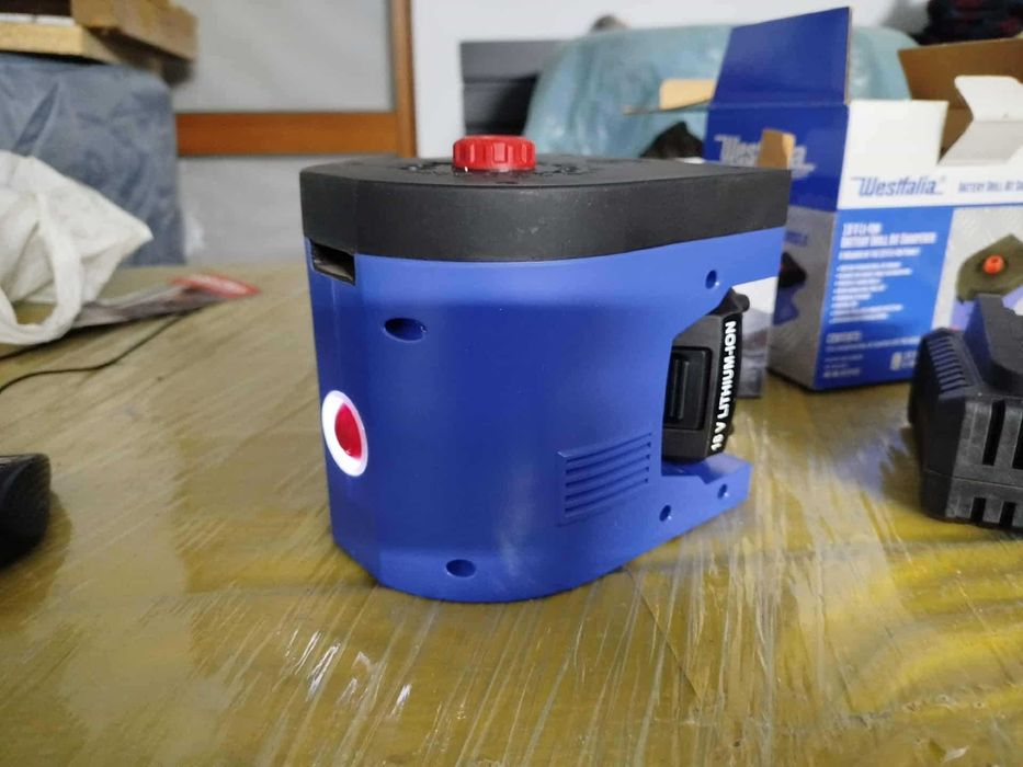Ostrzałka do wierteł Westfalia bateria 18 V + Szybka ładowarka