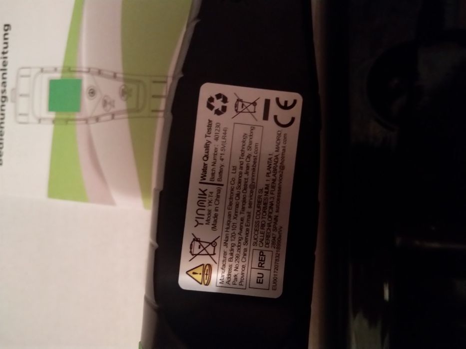 YINMIK pH EC Meter Pool pH Tester 4 w 1 Miernik przewodności Tester
4.