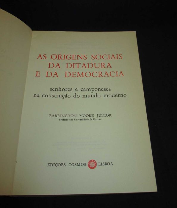 Livro As Origens Sociais da Ditadura e da Democracia