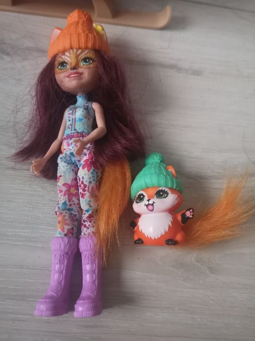 Enchantimals Liski w saniach