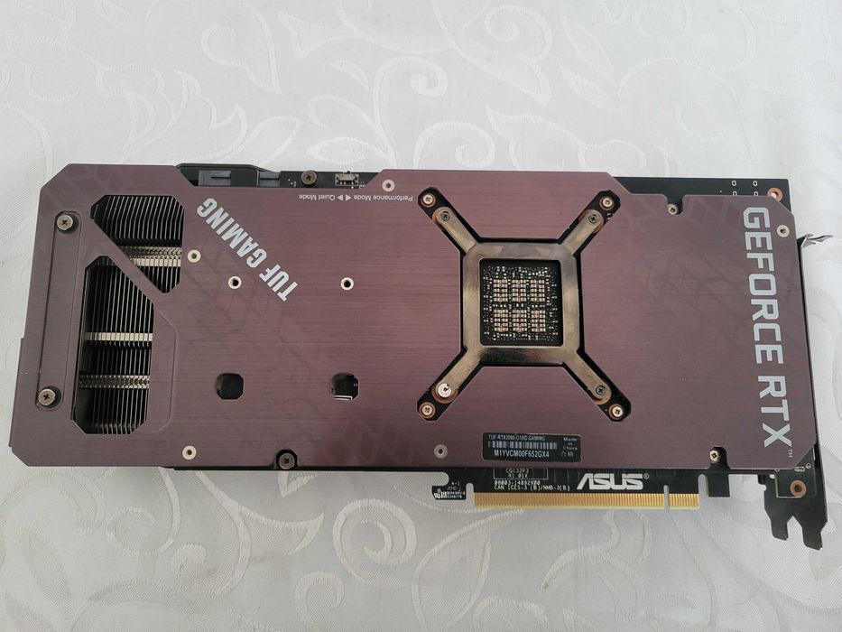 ASUS TUF RTX 3080 10GB OC | po serwisie | testy | pudełko