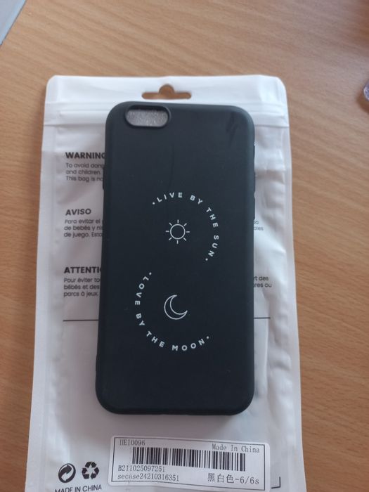 Capa de telefone com impressão de sol e lua Iphone 6/6s