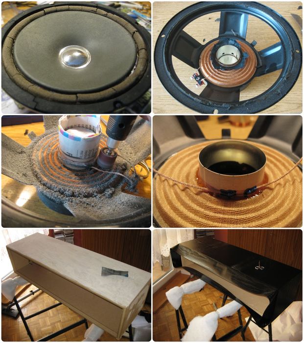 Naprawa regeneracja głośników kolumn Unitra Tonsil zachodnich marek