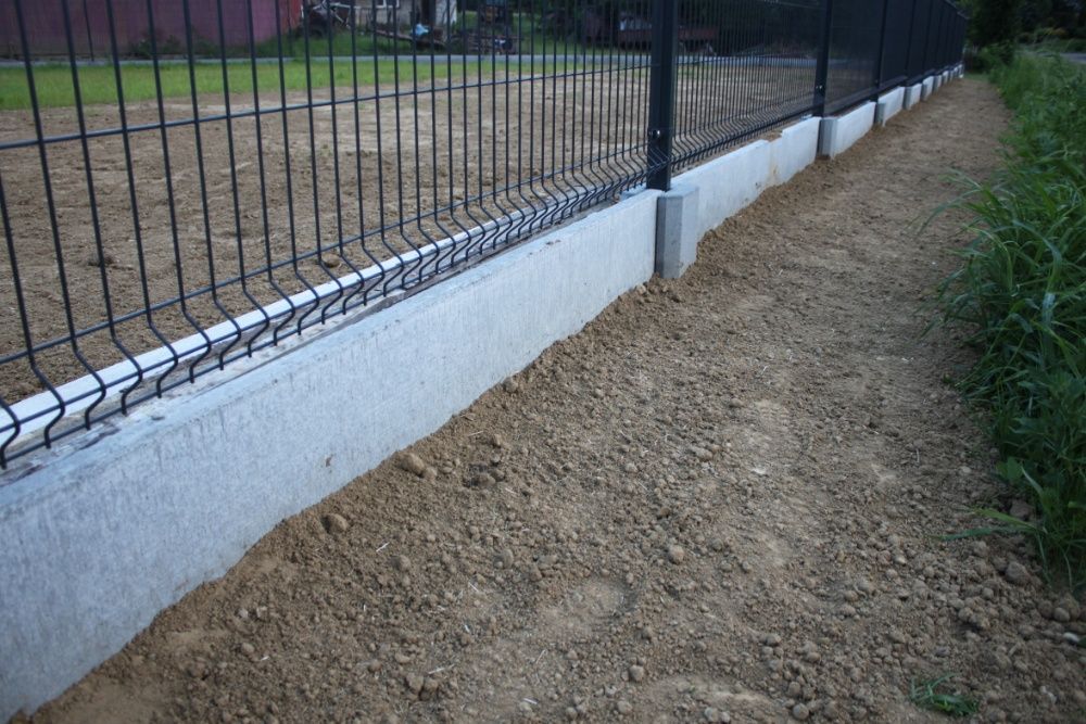 Ogrodzenie panelowe h123 fi 4 +podmurówka komplet IWONICZ ZDRÓJ